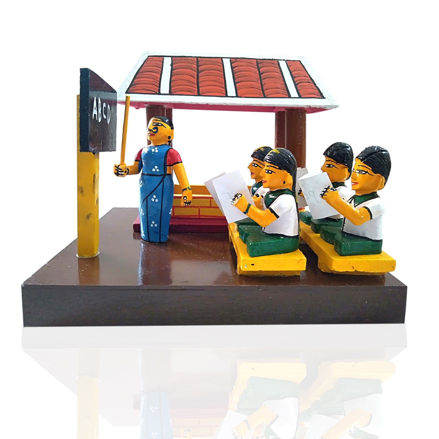 Hand Crafted Handmade Wooden Kondapalli Toys Showpiece Handmade by Women Self He