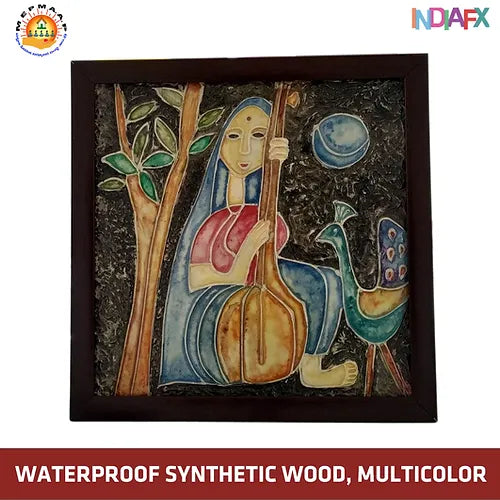 Handmade Oil Painting Frame Ethnic Art by Women Artisans