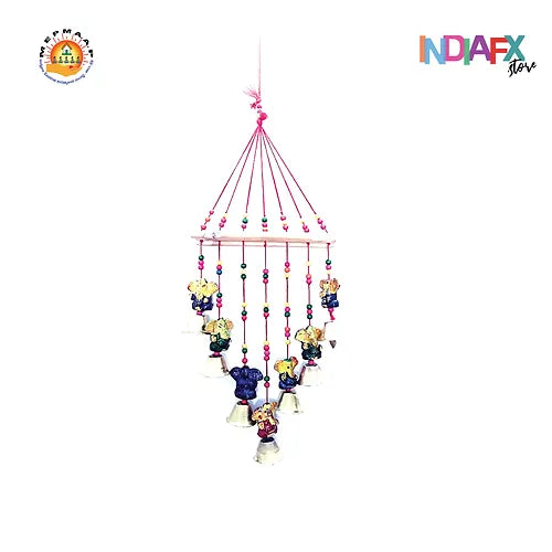 Hand Painted and Handmade Hanging Wind Chimes Piece