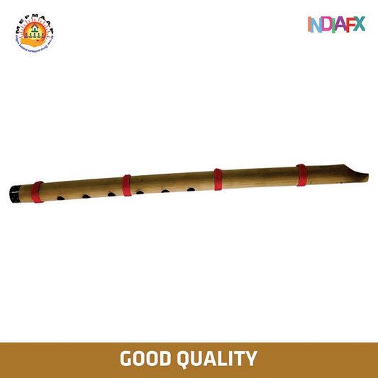 Bamboo flute with red bands on a white background, featuring NDAFX branding.