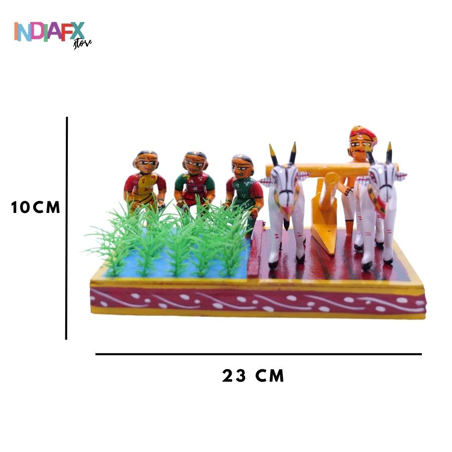 Handcrafted Kondapalli Cultivation Set | Farming Set