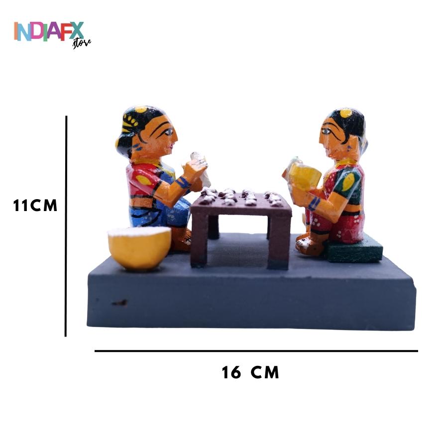Handcrafted Kondapalli Vadiyalu Set Toy For Showpice