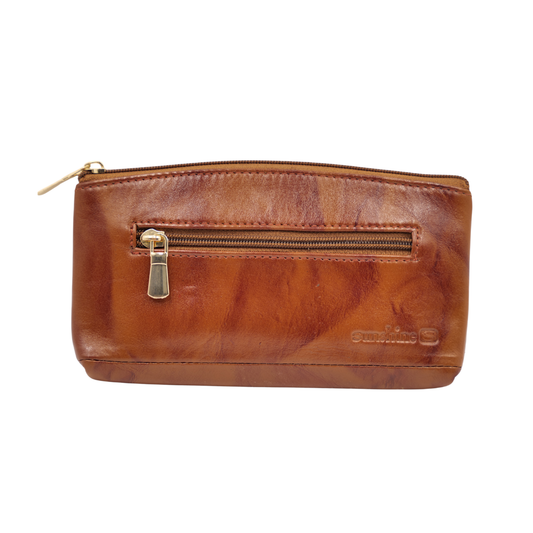 Vintage Leather Handbag πβ¨ Elegant Dual-Tone Designer Purse