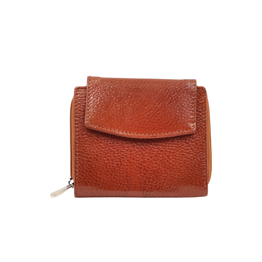 Compact Leather Card Wallet | Women's Card Holder Purse