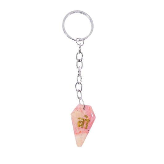 Handcrafted terracotta Rakhie With Keychain