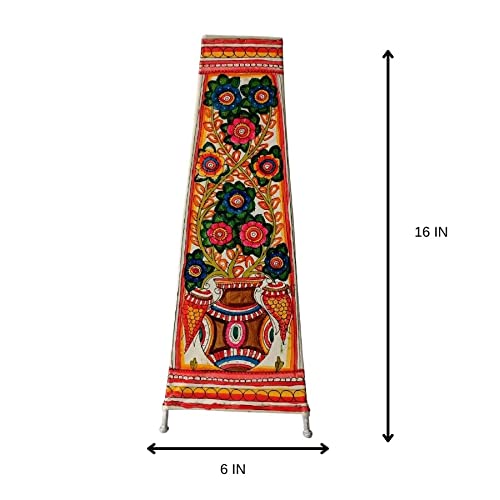 🎨 Artisan Goat Leather Lamp | Traditional Craft | 16 Inch 🌿