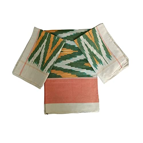 🌟🛏️ Premium Pochampally Ikkat Bedsheet with 2 Pillow Covers