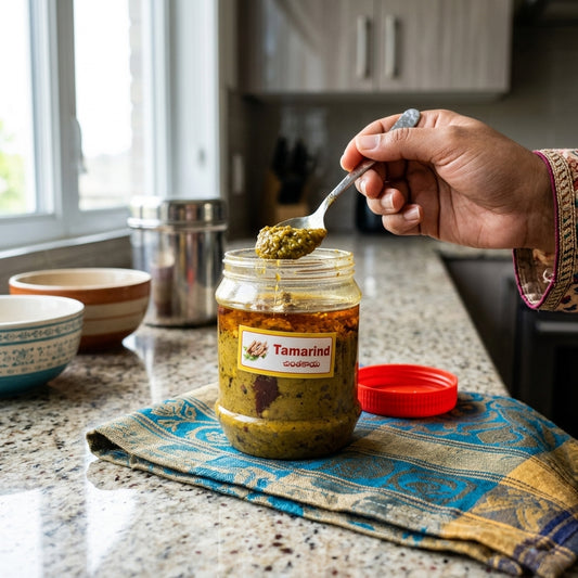 Tamarind Pachadi | Spicy & Tangy Homemade