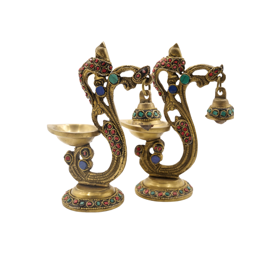 Handcrafted Pembarthy Style Lamp 🌿✨ Elegant Brass Color Decor