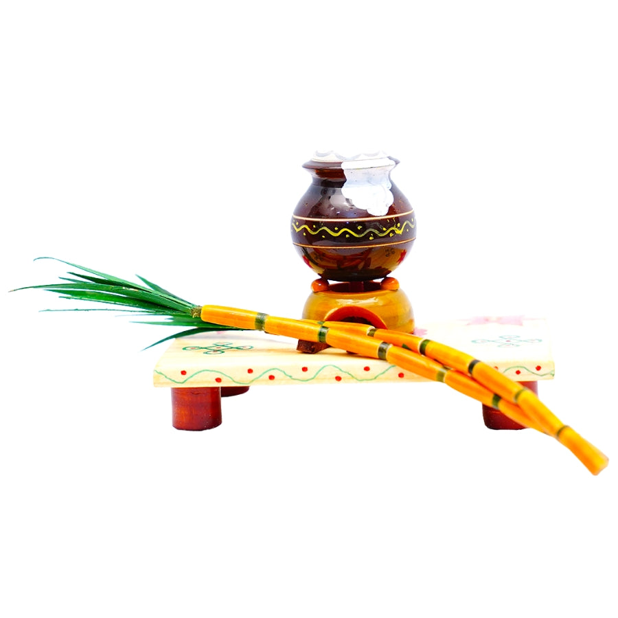 Handcrafted Etikoppaka Lady Tambulam Plate