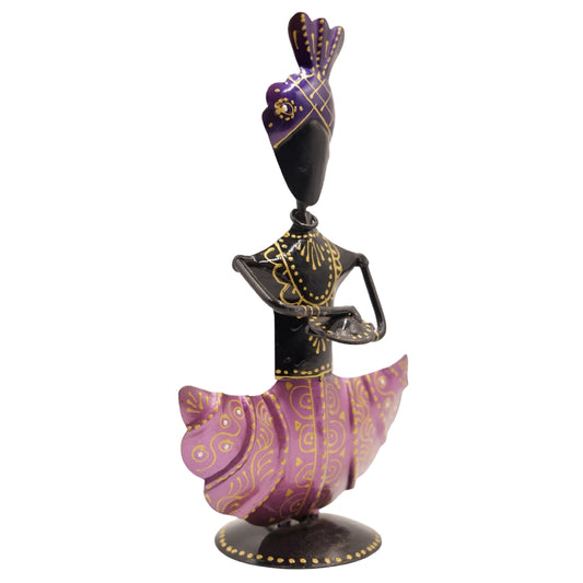 Handcrafted Tribal Lady Musician Figurine Ethnic Decor Showpiece