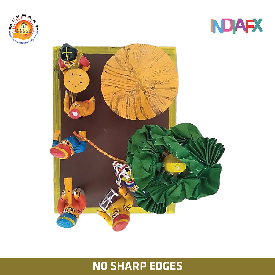 Handcrafted & perfectly handpainted wooden sankranthi festival home decor showpi