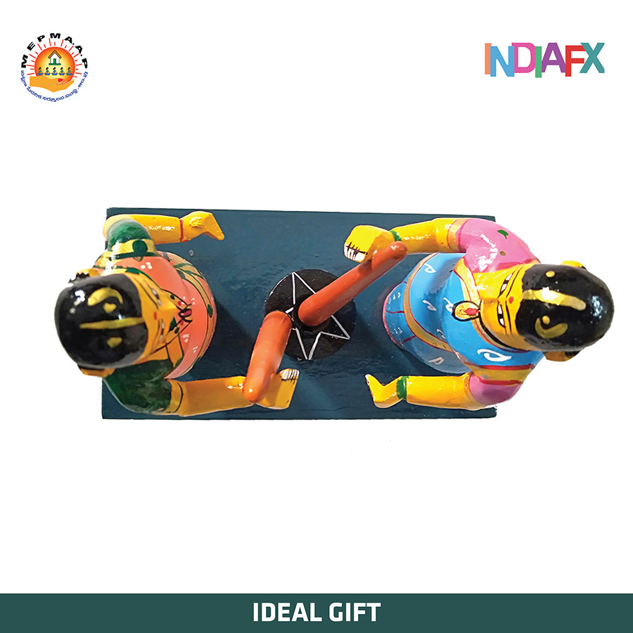 Hand Crafted Handmade beautiful Wooden Kondapalli Toys Showpiece Handmade by Wom