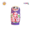 Fine Craft Indian Wooden Hand Painted Russian Matryoshka Stacking Doll