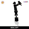 Beautiful Mother and Son Wooden Unique showpiece and Toy for Home and Office Dec