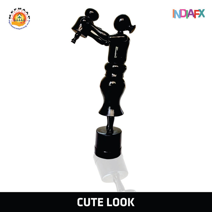 Beautiful Mother and Son Wooden Unique showpiece and Toy for Home and Office Dec