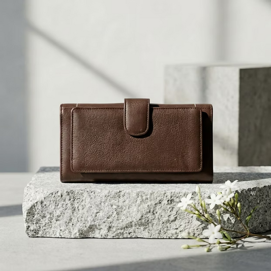 Classic Leather Long Wallet
