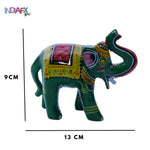 Handcrafted Varanasi Trunk Up Set Elephant Showpiece