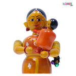 IndiaFx Handcrafted Etikoppaka Nandi Kum Kum Box