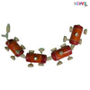 IndiaFx Handcrafted Etikoppaka Train Showpiece Toy