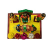 Handcrafted & perfectly handpainted wooden Sreemantham Set home decor showpiece