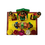 Handcrafted & perfectly handpainted wooden Sreemantham Set home decor showpiece
