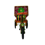 Handcrafted & perfectly handpainted wooden Rickshaw home decor showpiece