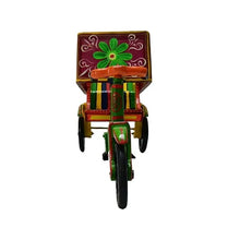 Handcrafted & perfectly handpainted wooden Rickshaw home decor showpiece