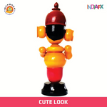 Etikoppaka wooden shiny yellow coloured Ganesh showpiece Handmade Decorative
