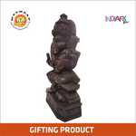Ganpati Ganesh Wooden Showpiece Murti Handmade by Women Self Help Groups