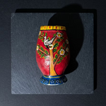 Handpainted Floral Vase | Unique Home Decor