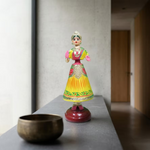 Kondapalli Dancing Doll Handcrafted Wooden Heritage Collectible  Traditional