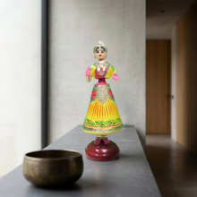 Kondapalli Dancing Doll Handcrafted Wooden Heritage Collectible  Traditional