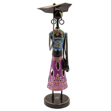 Handmade Metal Lady Figurine Artistic Home Decor Piece