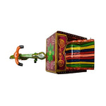 Handcrafted & perfectly handpainted wooden Rickshaw home decor showpiece