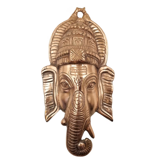 Handcrafted Wall Ganesha Face | Auspicious Decor