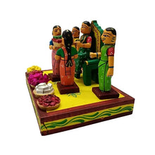Handcrafted & perfectly handpainted wooden Sreemantham Set home decor showpiece