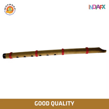 Bamboo flute with red bands on a white background, featuring NDAFX branding.