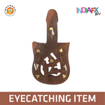 Wooden Wall Hanging Guitar Shaped Key Holder/Hanger (Small) Handmade by Women Se