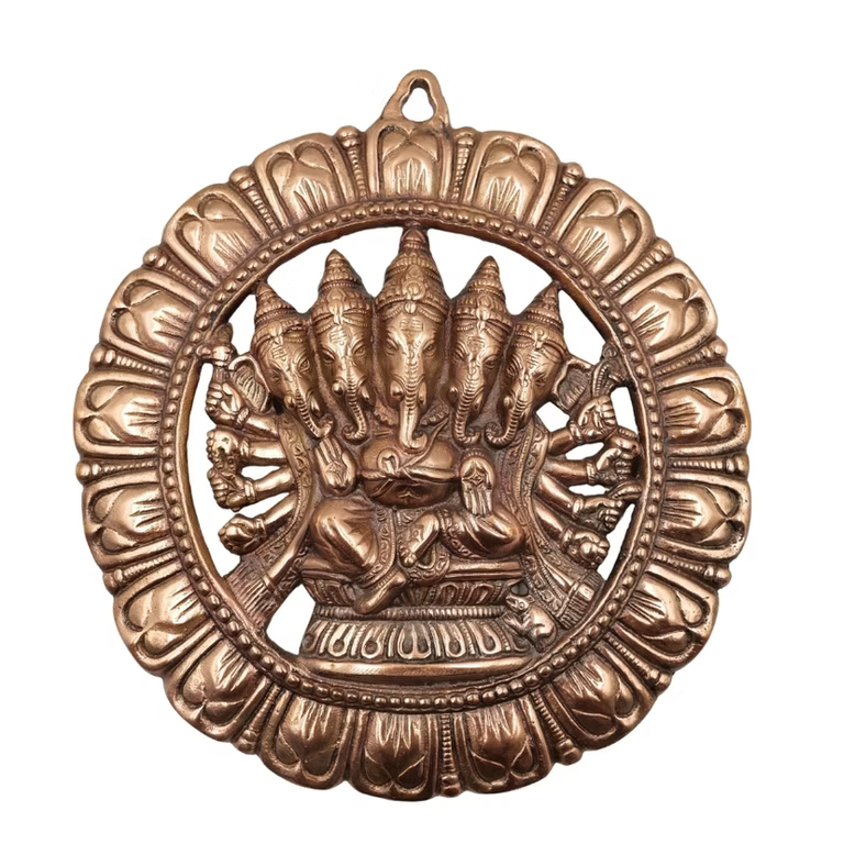 Ganesha Wall Hanging  Traditional Decor for Peace & Protection