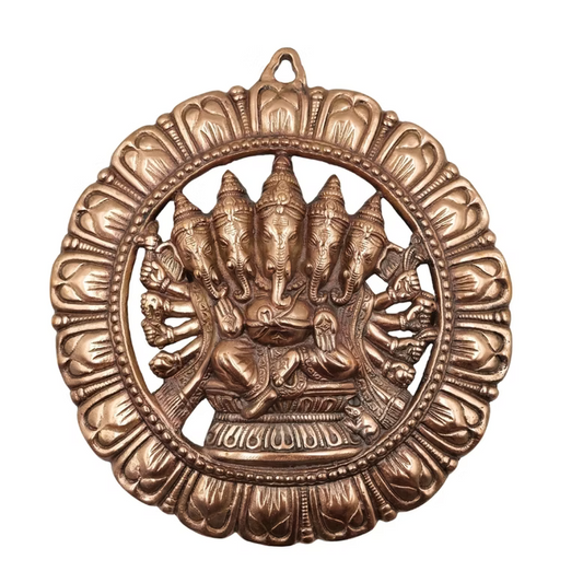Ganesha Wall Hanging  Traditional Decor for Peace & Protection