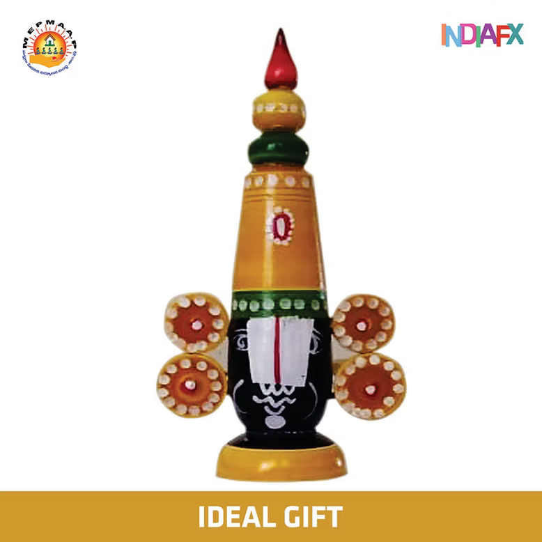 Etikoppaka Special Showpiece Wooden venkateshwara swamy toy for Unique Showpiece