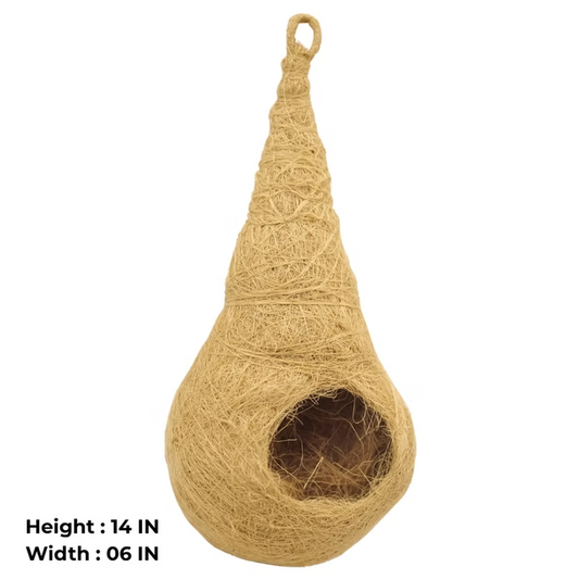 Handmade Coir Bird Nest Aesthetic Balcony Decor