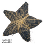Handmade Coir Star Rustic Home Decor Piece