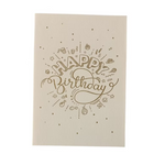 Greeting Card for Birthday | HAPPY BIRTHDAY | Gift a Letter Pressed Card a old t