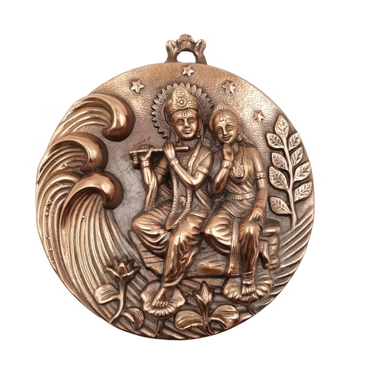 Handcrafted Radha Krishna Art  Elegant Decor for Calm Spaces