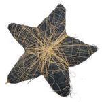 Handmade Coir Star Rustic Home Decor Piece
