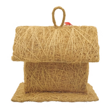 Rustic Coconut Coir Bird House