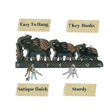 Wooden Key Holder | Decorative Key Hanger | Gift For Home - Hand Made in India
