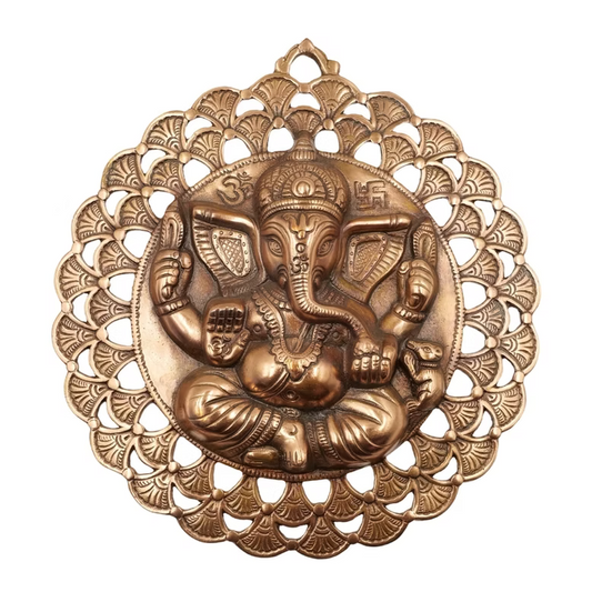 Decorative Wall Ganesha | Handcrafted Metal
